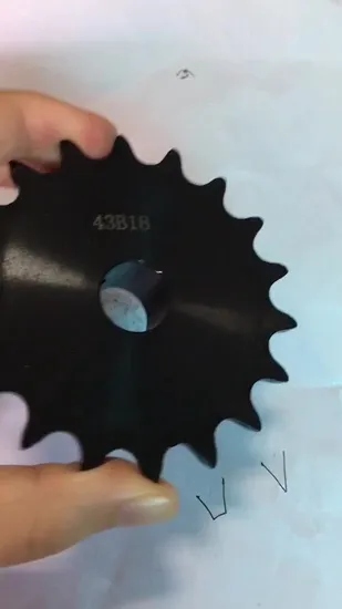 Kettenräder C45-Stahl Verschiedene Produkte (DIN/ANSI/JIS-Standard oder nach Zeichnung gefertigt) Getriebeteile Gehärtete Zahnkettenräder